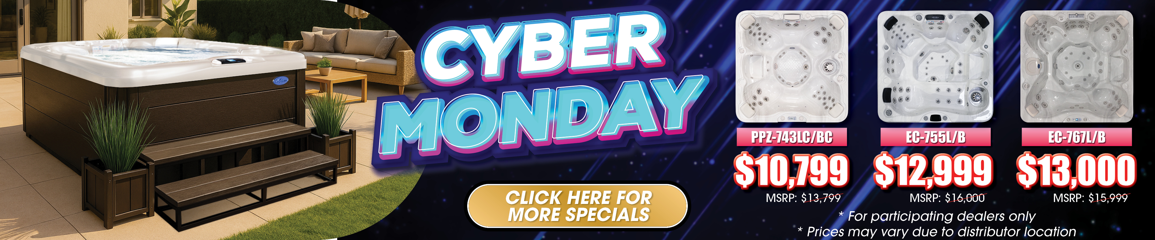 Calspas hot tub being used in a family setting - Olympia