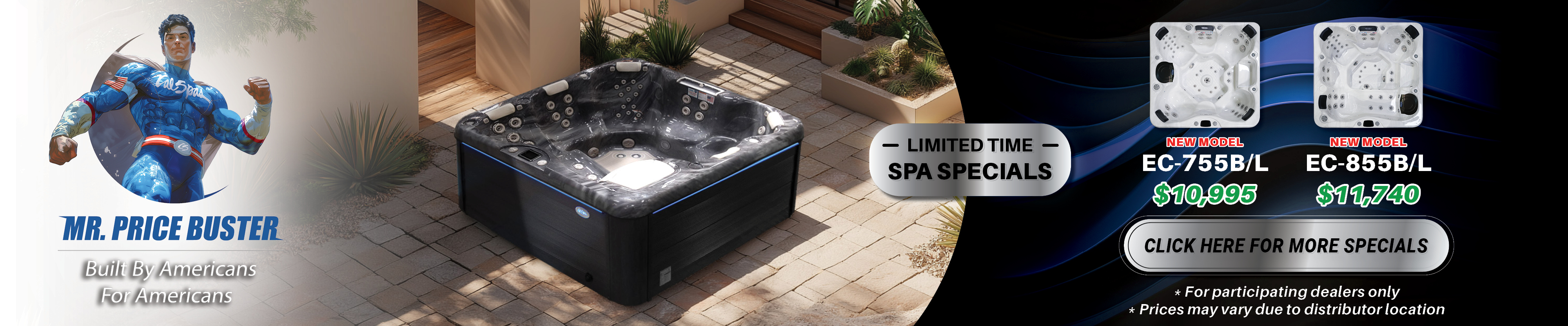 Calspas hot tub being used in a family setting - Olympia